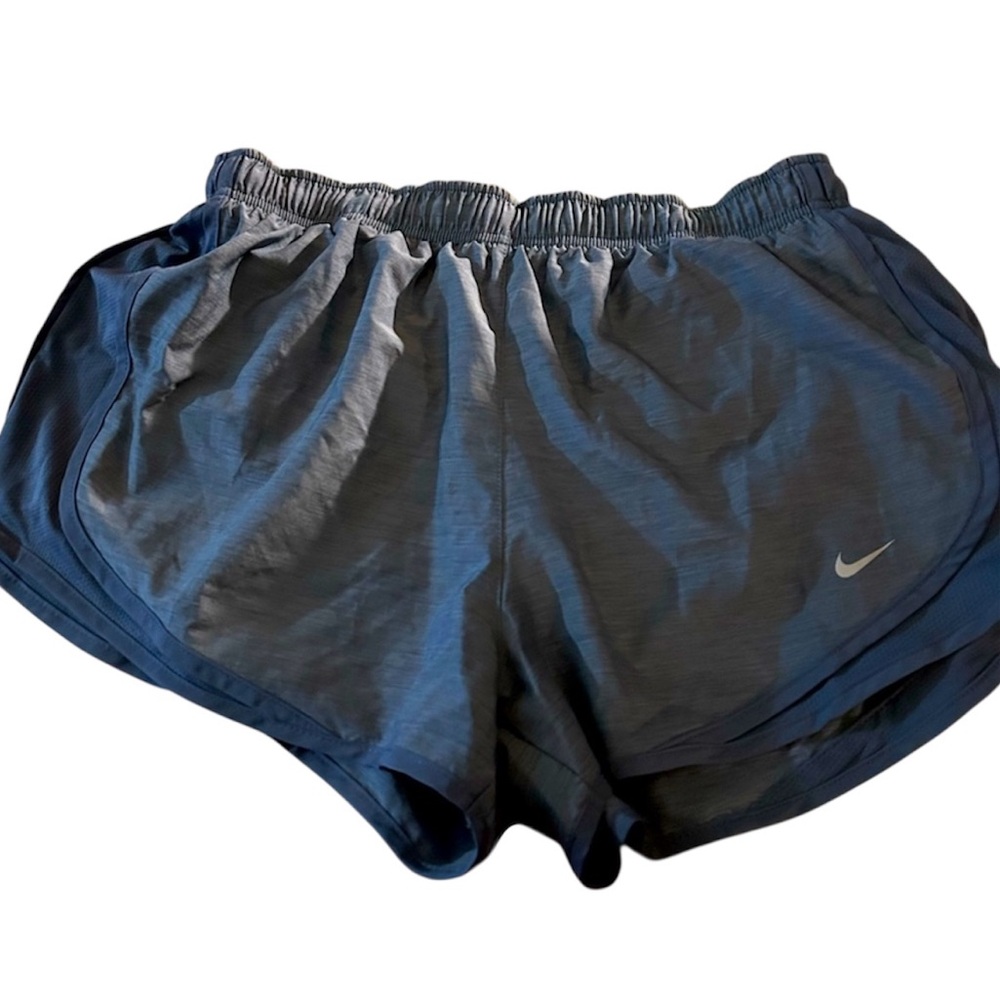 Nike Blue Athletic Shorts Moisture-Wicking Design -size large
